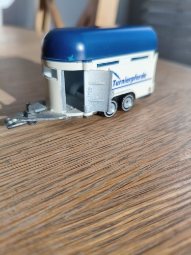 Siku 1917 blue horse trailer - blue,