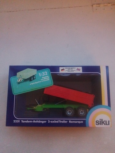 Toy siku twin axles tipping - toy,