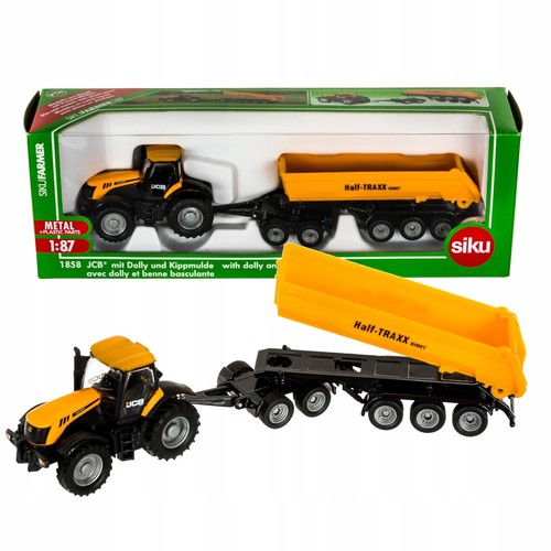 Jcb tractor dolly tipping - jcb, &
