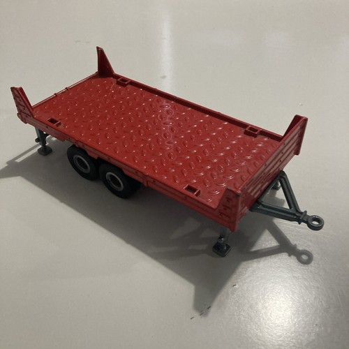 Siku flatbed trailer - red, made